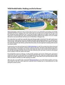 Wild Orchid Beach Resort and Hotel