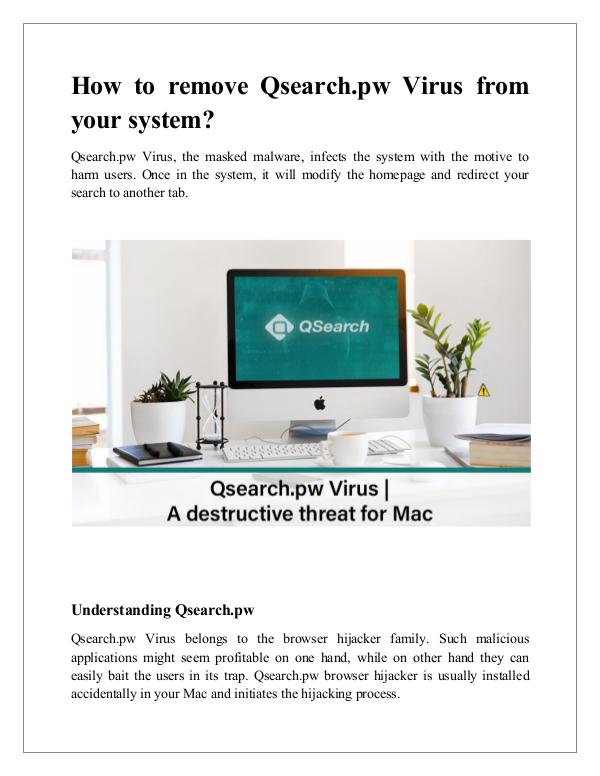 How to remove Qsearch.pw Virus from your system? How to remove Qsearch