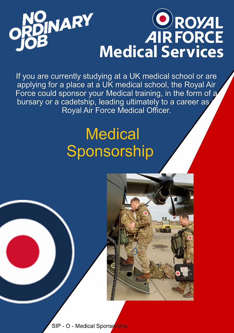 Medical Sponsorship Royal Air Force Medical Sponsorship