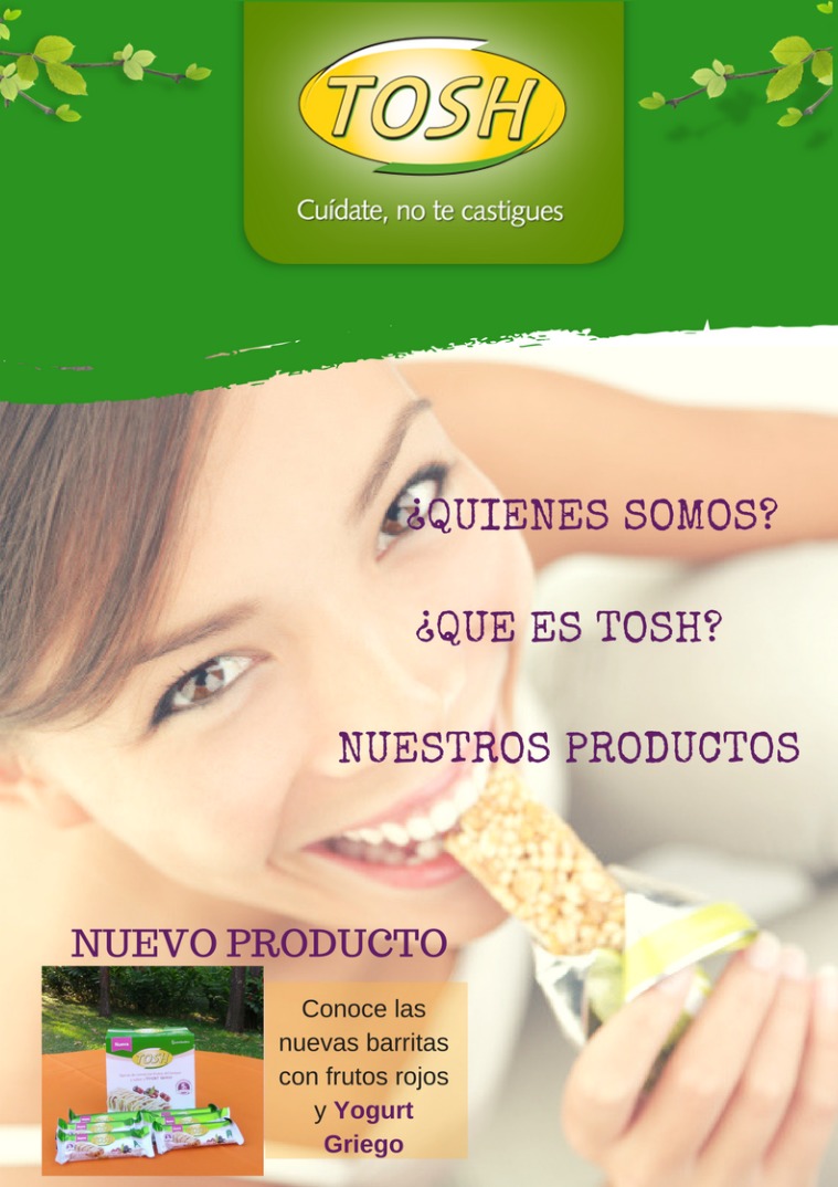 Barras Yogurt Griego Tosh TOSHPDF