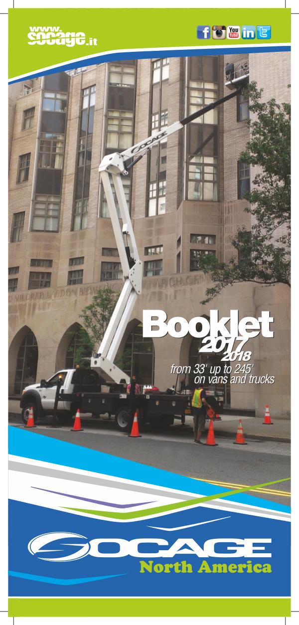 BOOKLET USA 2017-2018 SOCAGE - CATALOGO USA 2017 2018