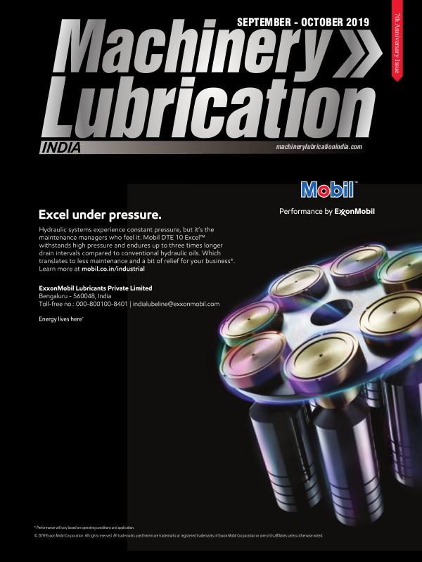 MACHINERY LUBRICATION- INDIA SEPTEMBER-OCTOBER 2019