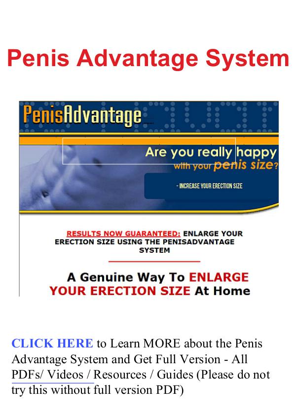 Get Penis advantage Review PDF eBook Book Free
