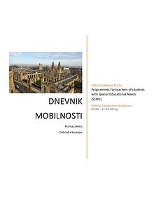 Dnevnik mobilnosti