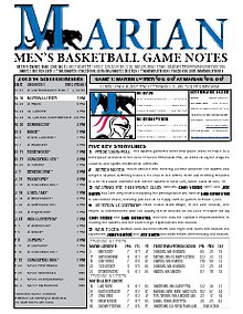 Men's Basketball Game Notes