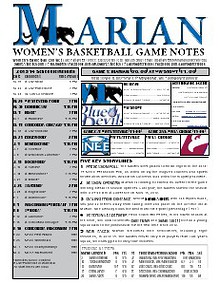 Women's Basketball Game Notes