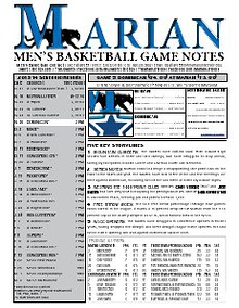 Men's Basketball Game Notes