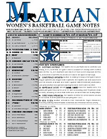 Women's Basketball Game Notes