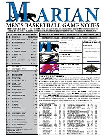 Men's Basketball Game Notes