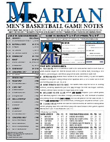 Men's Basketball Game Notes