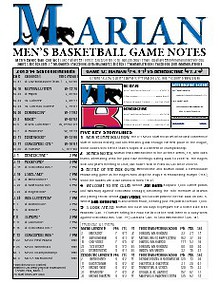 Men's Basketball Game Notes