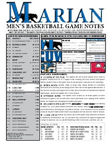 Men's Basketball Game Notes