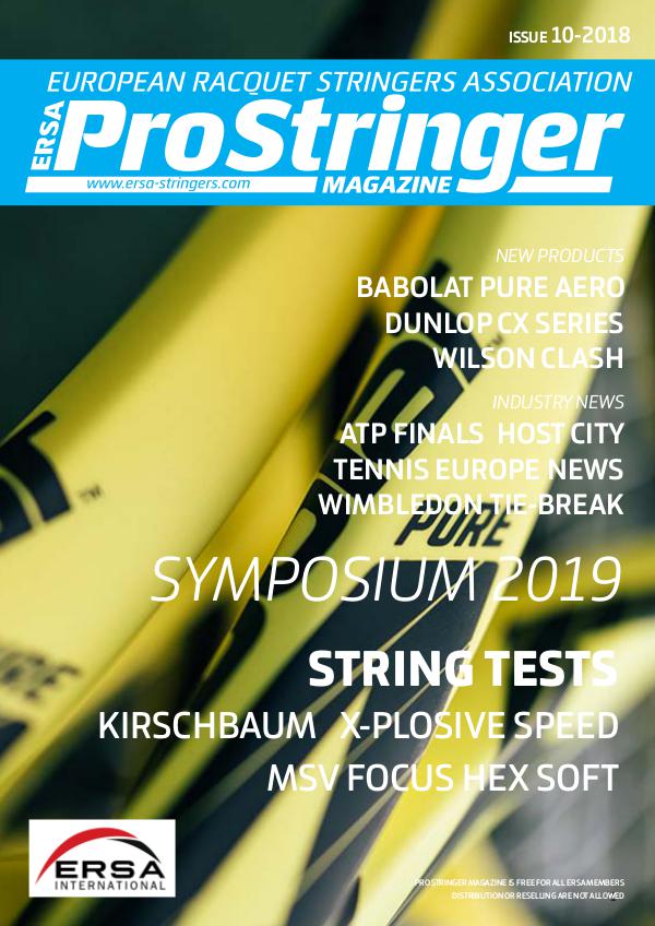 ERSA Pro Stringer Magazine 10 - 2018 prostringer 10 -2018 web