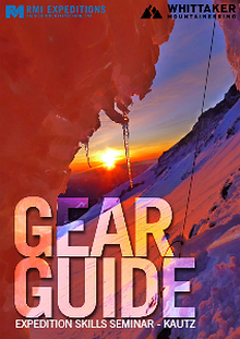 RMI and Whittaker Mountaineering Gear Guides