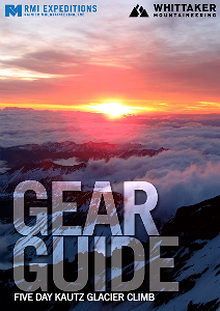 RMI and Whittaker Mountaineering Gear Guides