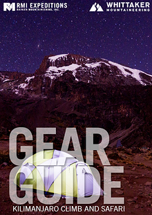 RMI and Whittaker Mountaineering Gear Guides