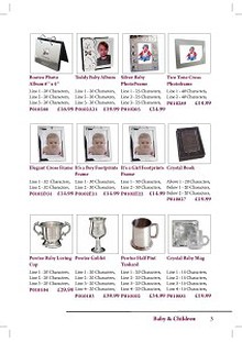 Personalised gifts