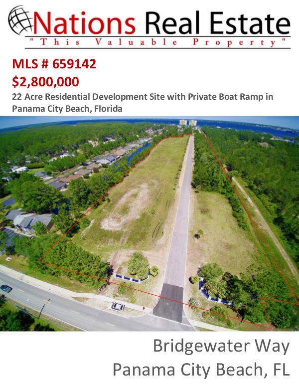 Nations Real Estate Portfolio of Properties Bridgewater Way, Panama City Beach, FL