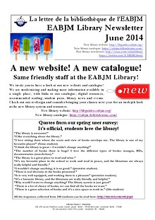 Library Newsletter