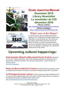 Library Newsletter