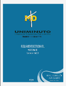 REGLAMENTO ESTUDIANTIL UNIMINUTO