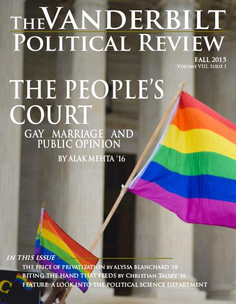 Vanderbilt Political Review Fall 2015