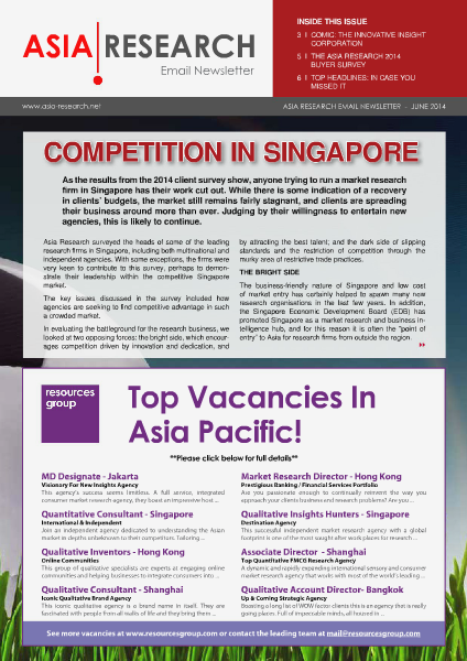 Asia Research Email Newsletter June 2014