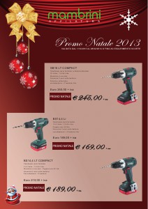 Promo Natale 2013 novembre 2013