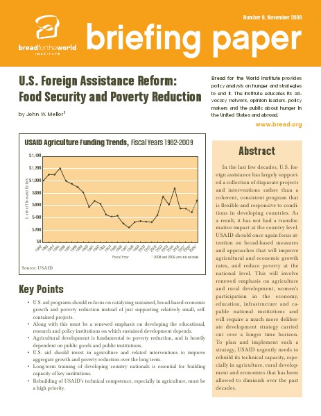 Briefing Papers Number 8, November 2009