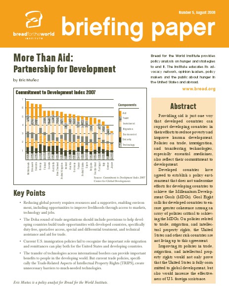 Briefing Papers Number 5, August 2008