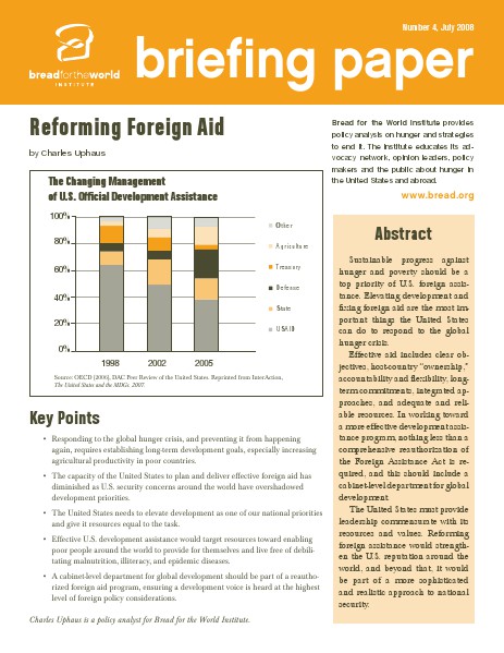 Briefing Papers Number 4, July 2008