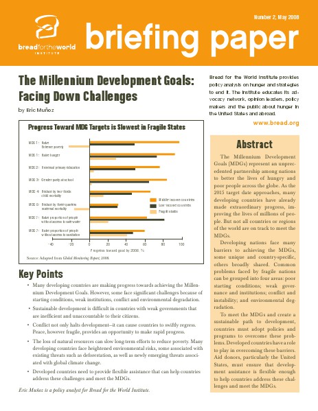 Briefing Papers Number 2, May 2008