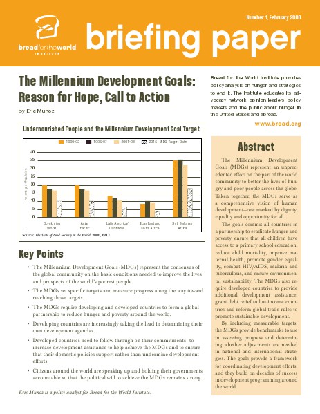 Briefing Papers Number 1, February 2008