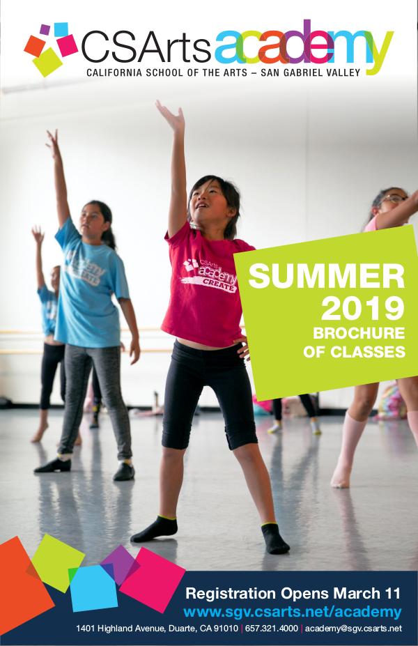 CSArts Academy at CSArts-SGV Summer 2019