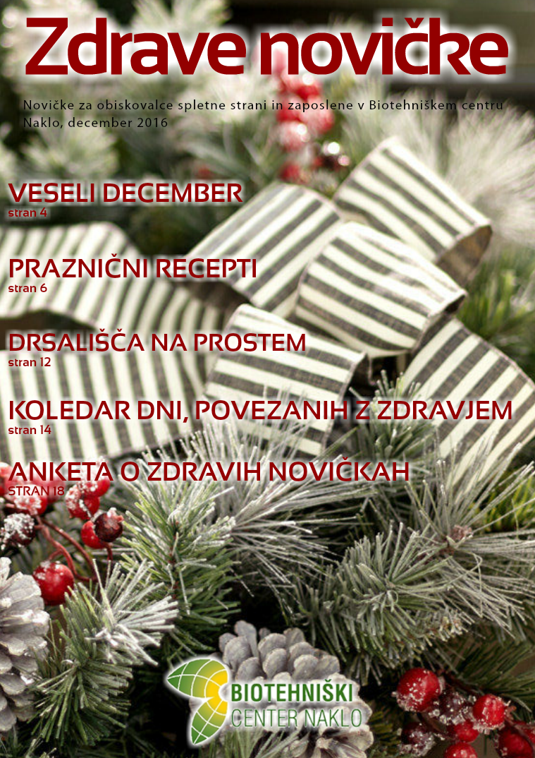 Zdrave novičke december