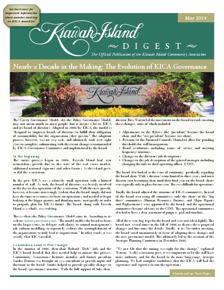 Kiawah Island Digest May 2014