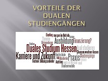 Vorteile der dualen Studiengängen