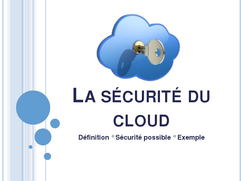 La sécurité du Cloud (13.06.14)