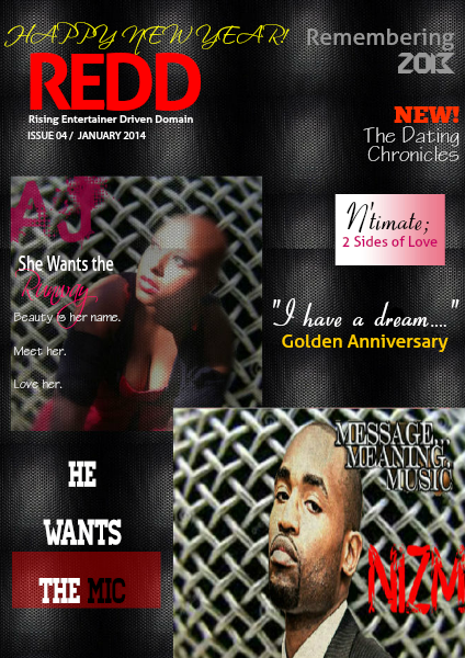 Redd Magazine :Rising Entertainer Driven Domain- January Issue