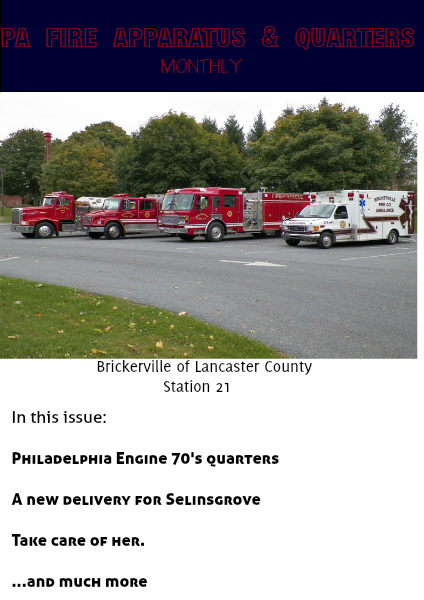 PA FIRE APPARATUS & QUARTERS Jan.2014