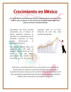 Economía Diciembre 2013