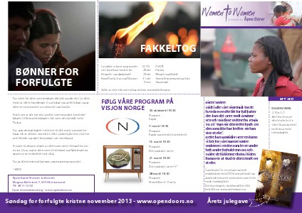 Women to women nyhetsbrev Nyhetsbrev nr.4