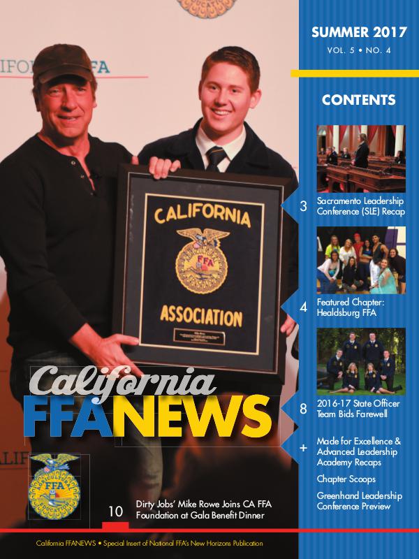 California FFA News Summer 2017