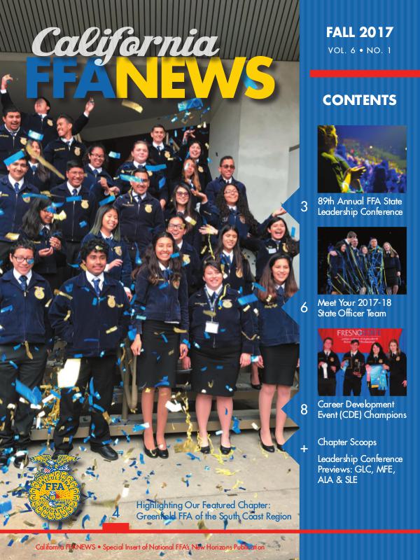 California FFA News Fall 2017