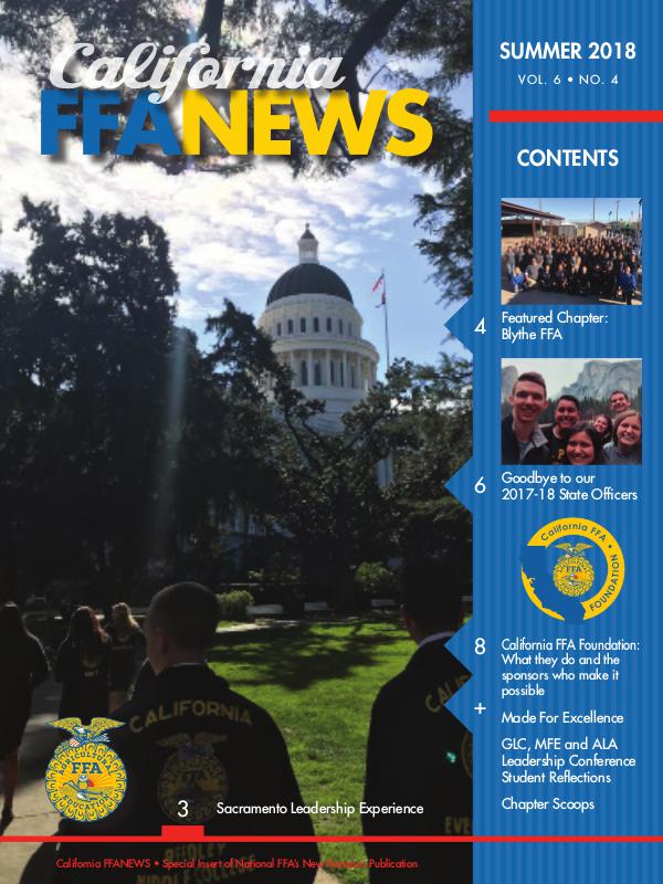 California FFA News Summer 2018