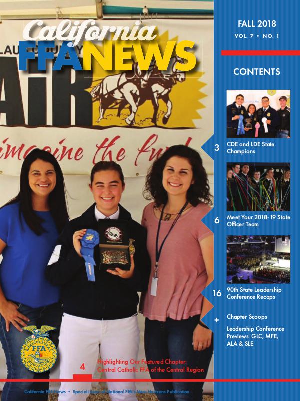 California FFA News Fall 2018