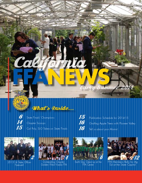 California FFA News Early Summer 2014