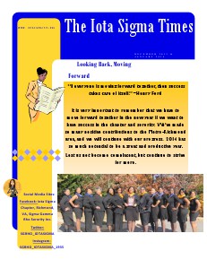 The Iota Sigma Times Jan. 2014