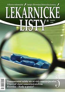 LEKÁRNICKÉ LISTY 2014