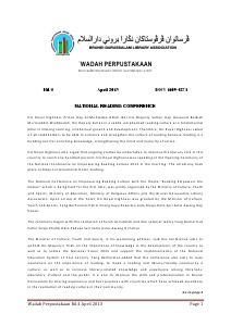 Wadah Perpustakaan 2013